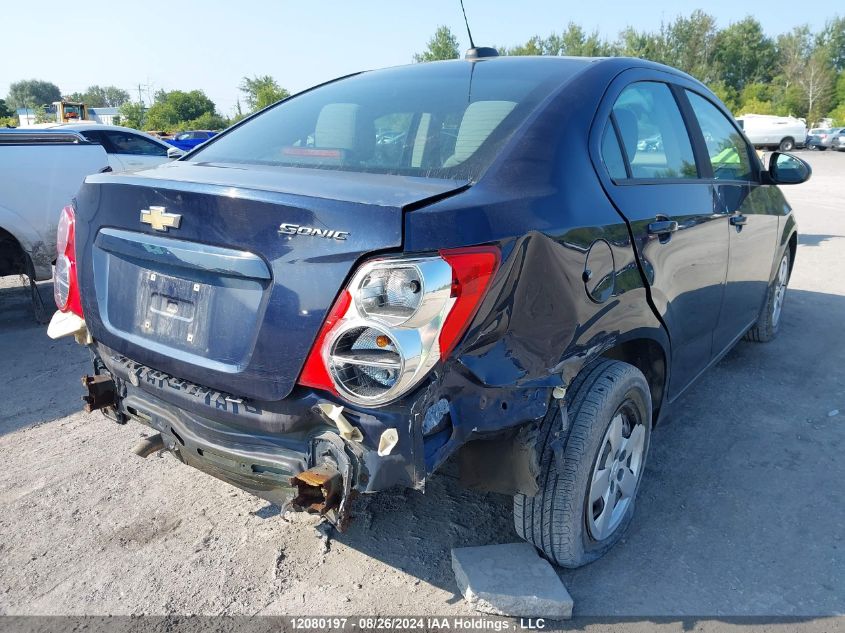 2015 Chevrolet Sonic VIN: 1G1JA5SH4F4124378 Lot: 12080197