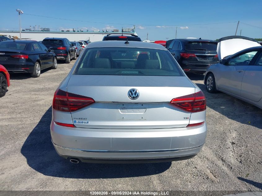 2018 Volkswagen Passat VIN: 1VWBA7A36JC043536 Lot: 12080208