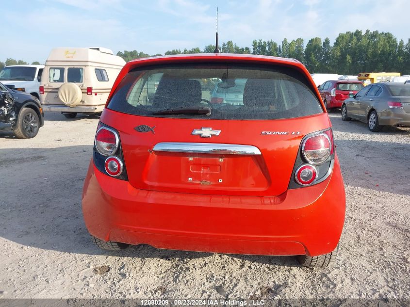 2012 Chevrolet Sonic VIN: 1G1JC6EHXC4125431 Lot: 12080209