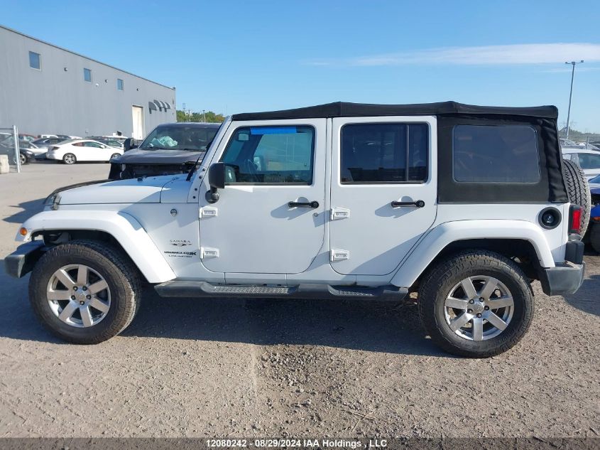 2018 Jeep Wrangler Jk Unlimited Sahara VIN: 1C4BJWEG5JL914484 Lot: 12080242