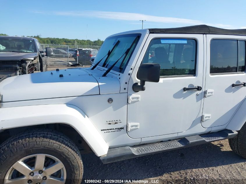 2018 Jeep Wrangler Jk Unlimited Sahara VIN: 1C4BJWEG5JL914484 Lot: 12080242