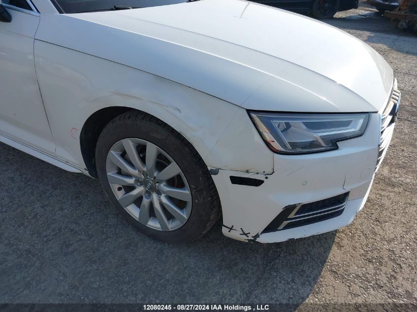 2018 Audi A4 Sedan VIN: WAUBNAF42JN005342 Lot: 12080245