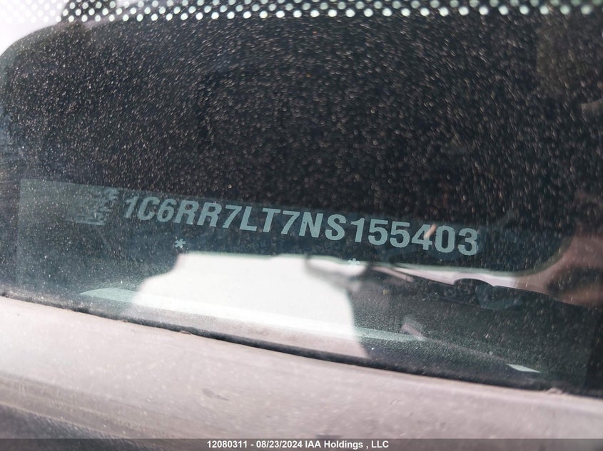 2022 Ram 1500 Classic Slt VIN: 1C6RR7LT7NS155403 Lot: 12080311