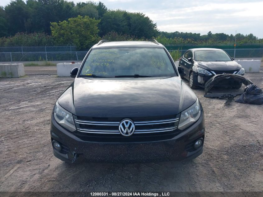 WVGJV3AX7DW594698 2013 Volkswagen Tiguan S/Se/Sel