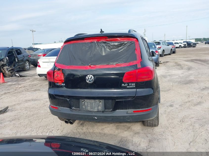 2013 Volkswagen Tiguan S/Se/Sel VIN: WVGJV3AX7DW594698 Lot: 12080331