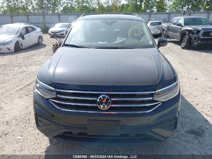 2024 Volkswagen Tiguan Se VIN: 3VVMB7AX0RM103799 Lot: 12080365