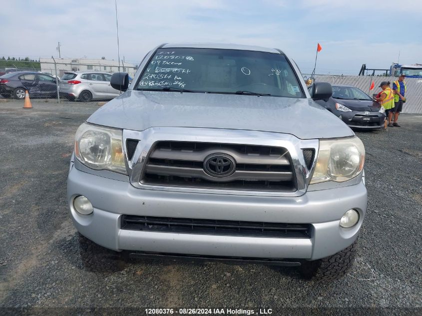 2009 Toyota Tacoma Access Cab VIN: 5TEUU42N49Z655071 Lot: 12080376