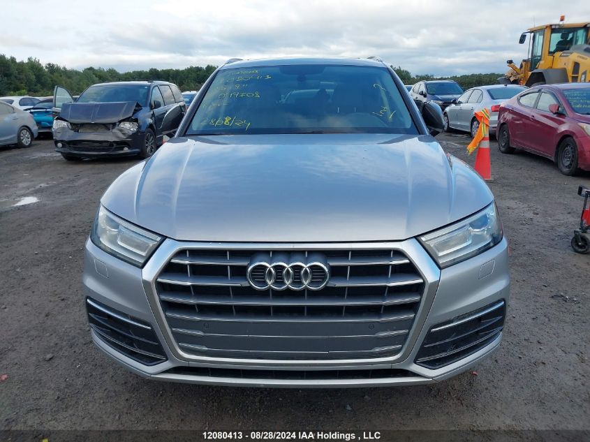 2019 Audi Q5 VIN: WA1BNAFY3K2049708 Lot: 12080413