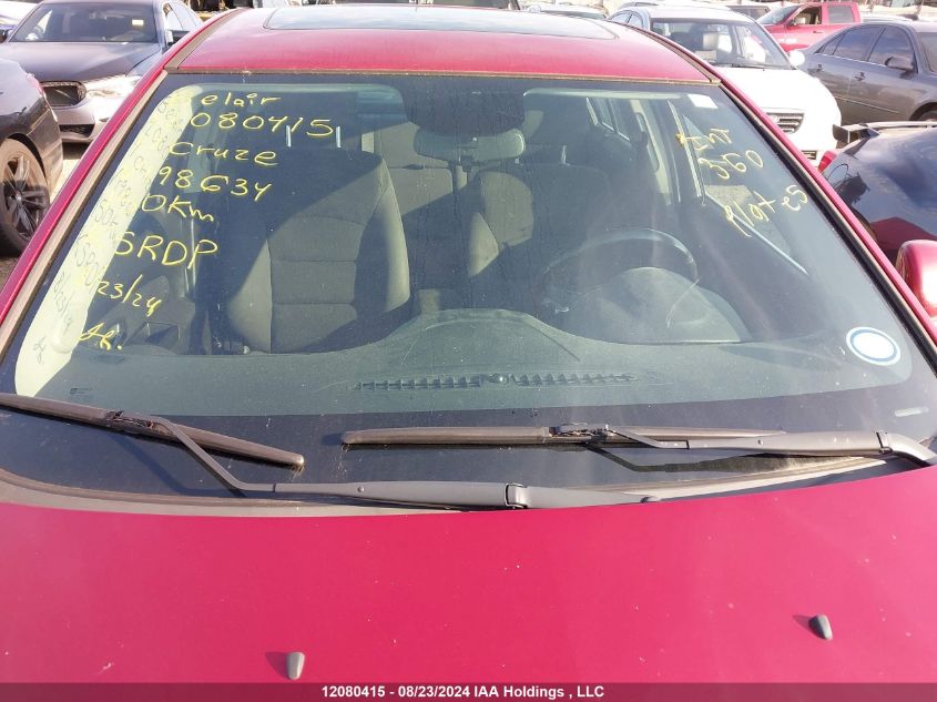 2014 Chevrolet Cruze VIN: 1G1PC5SB7E7198634 Lot: 12080415