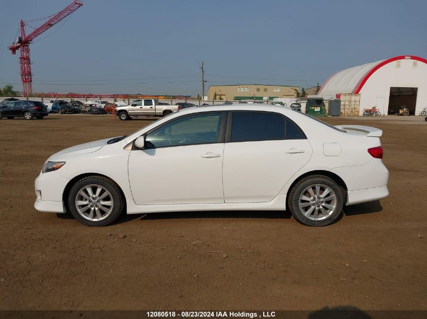 2009 Toyota Corolla S VIN: 2T1BU40E89C099931 Lot: 12080518