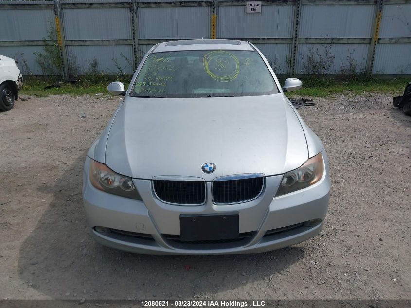 2006 BMW 3 Series VIN: WBAVB135X6KX39805 Lot: 12080521