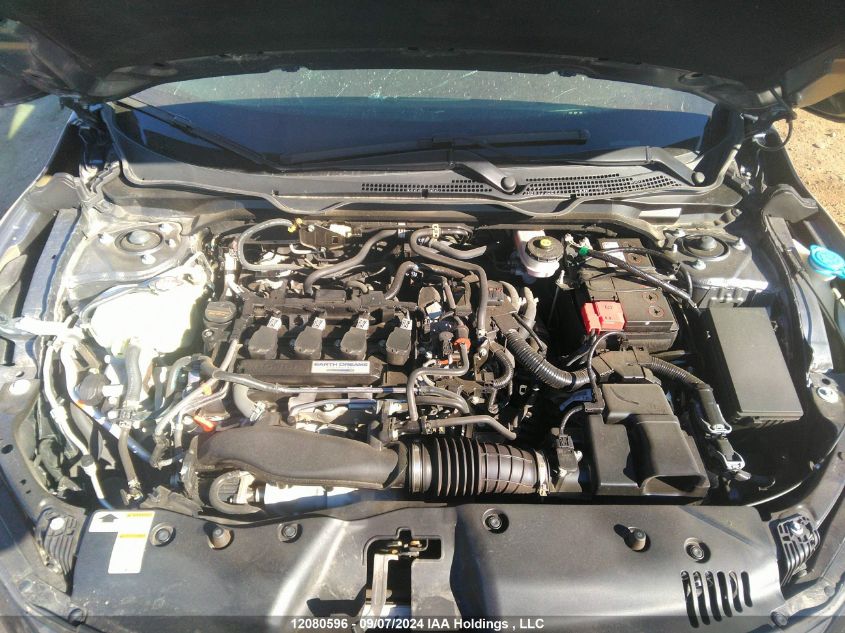 2020 Honda Civic Touring VIN: 2HGFC1F90LH105068 Lot: 12080596