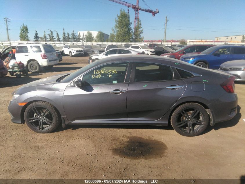 2020 Honda Civic Touring VIN: 2HGFC1F90LH105068 Lot: 12080596