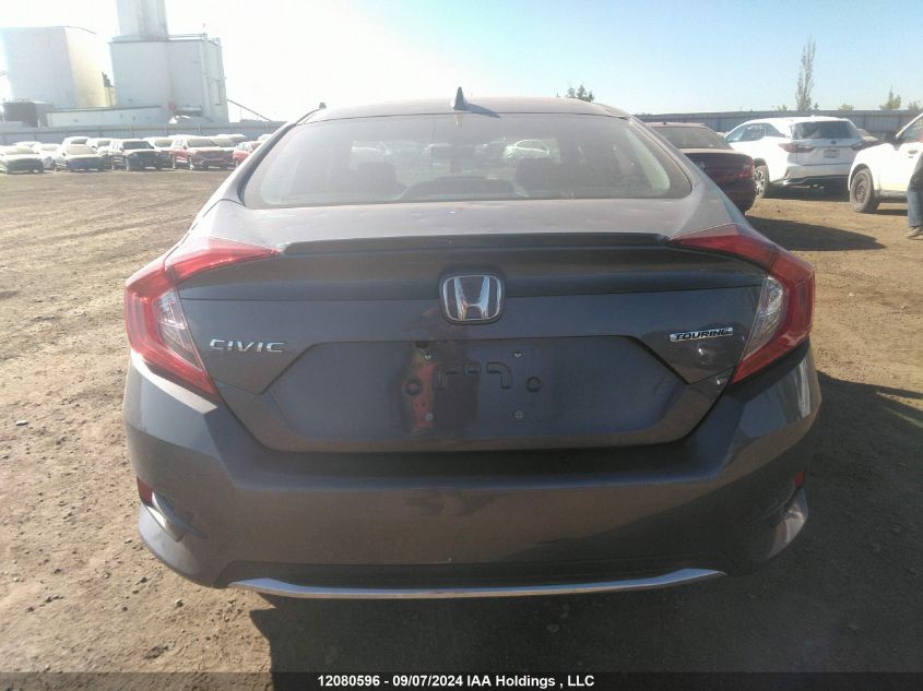 2020 Honda Civic Touring VIN: 2HGFC1F90LH105068 Lot: 12080596