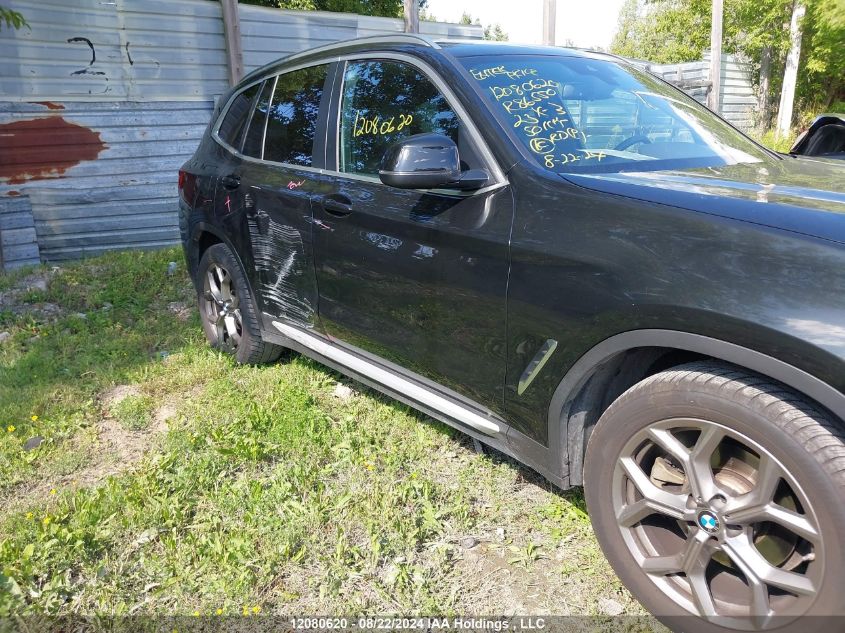 2023 BMW X3 VIN: 5UX53DP00P9R86550 Lot: 12080620