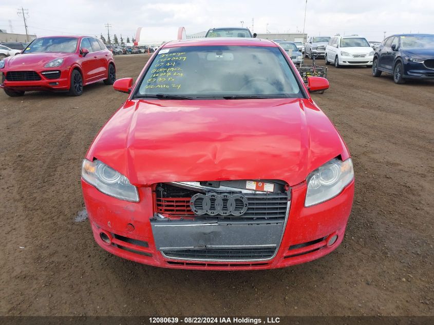 2007 Audi A4 VIN: WAUDF78EX7A094902 Lot: 12080639