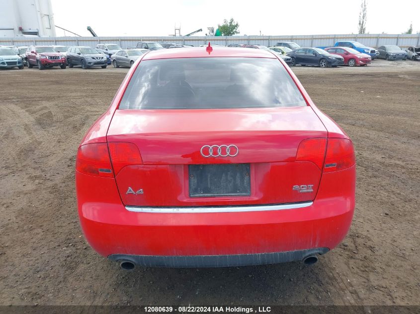 2007 Audi A4 VIN: WAUDF78EX7A094902 Lot: 12080639