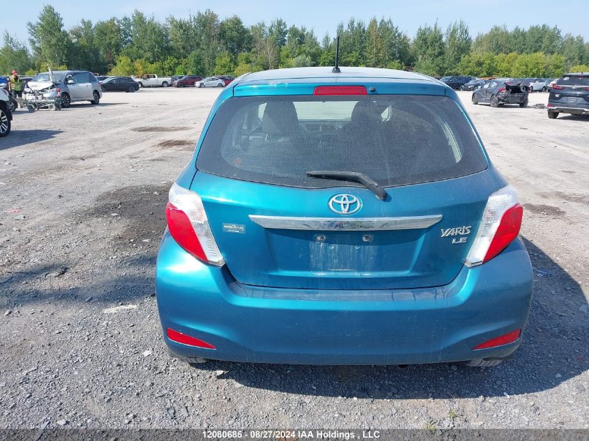 2014 Toyota Yaris Le VIN: VNKKTUD33EA012907 Lot: 12080685