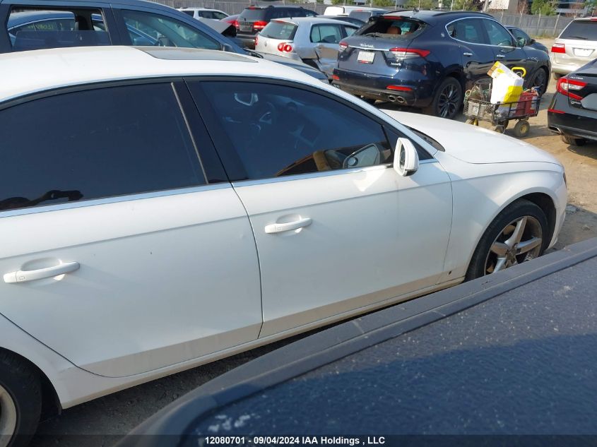 2012 Audi A4 VIN: WAUFFCFL0CN019518 Lot: 12080701