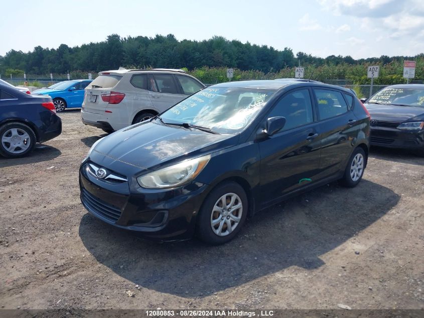 2014 Hyundai Accent Gl VIN: KMHCT5AE6EU172718 Lot: 12080853