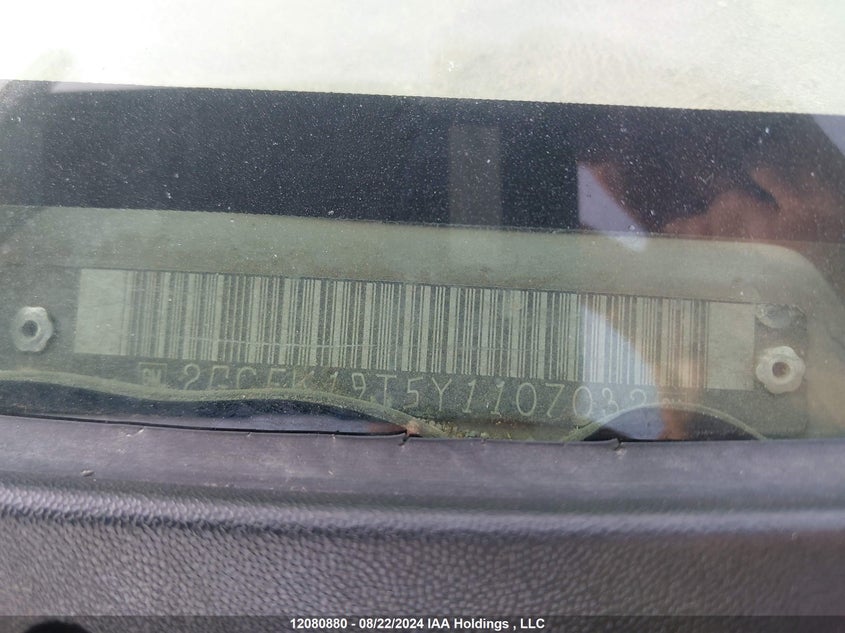 2000 Chevrolet Silverado VIN: 2GCEK19T5Y1107032 Lot: 12080880