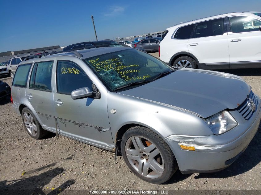 2003 Volkswagen Jetta VIN: WVWSP21J23W034725 Lot: 12080900