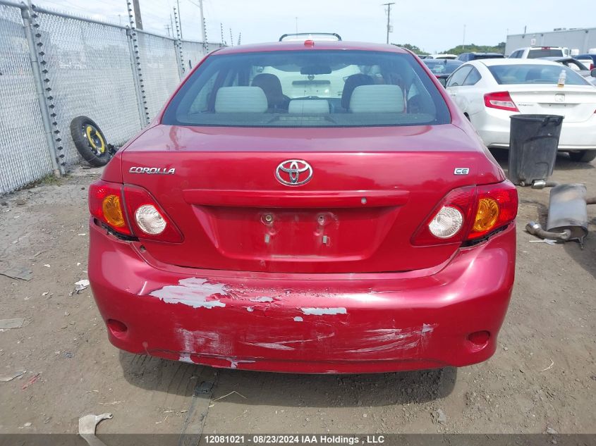 2010 Toyota Corolla S/Le/Xle VIN: 2T1BU4EE8AC306508 Lot: 12081021