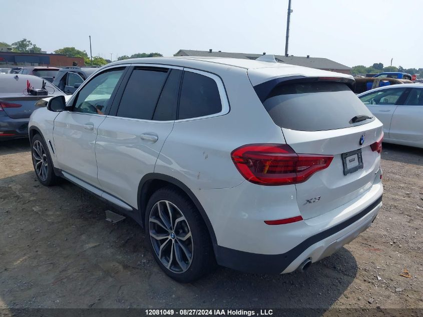 2018 BMW X3 VIN: 5UXTR9C56JLD72409 Lot: 12081049