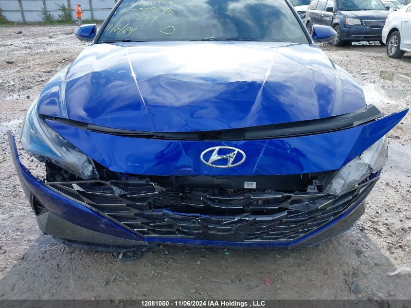 2021 Hyundai Elantra Hybrid VIN: KMHLN4AJ7MU005848 Lot: 12081050