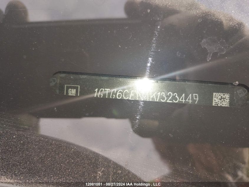 2019 GMC Canyon VIN: 1GTG6CEN4K1323449 Lot: 12081051