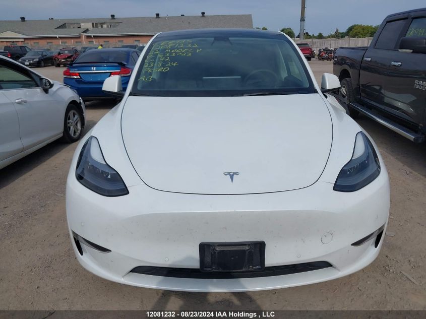 2022 Tesla Model Y VIN: 7SAYGAEEXNF533722 Lot: 12081232