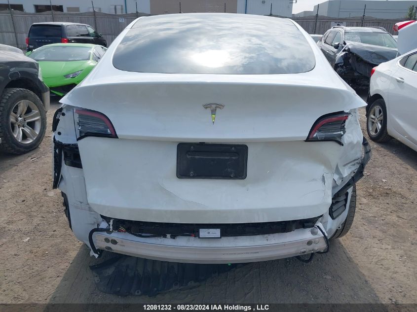 2022 Tesla Model Y VIN: 7SAYGAEEXNF533722 Lot: 12081232