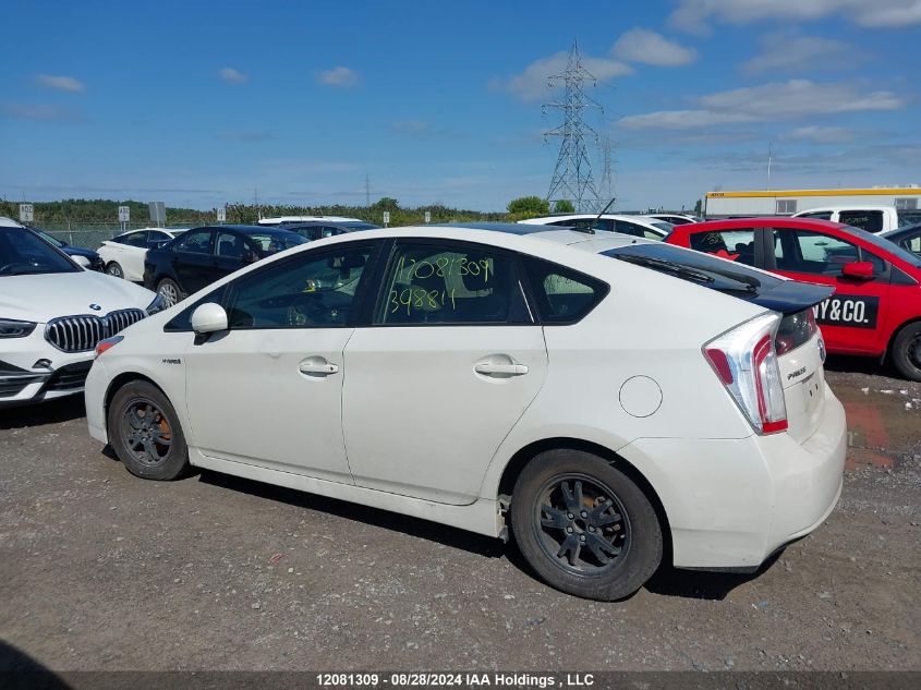 2015 Toyota Prius VIN: JTDKN3DU5F0398811 Lot: 12081309