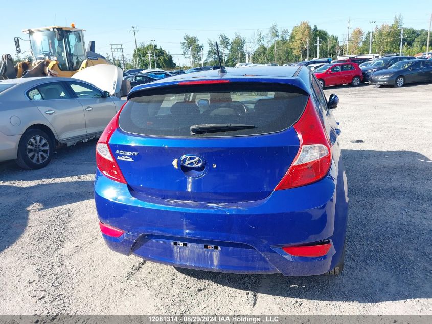 2013 Hyundai Accent VIN: KMHCT5AE1DU116748 Lot: 12081314