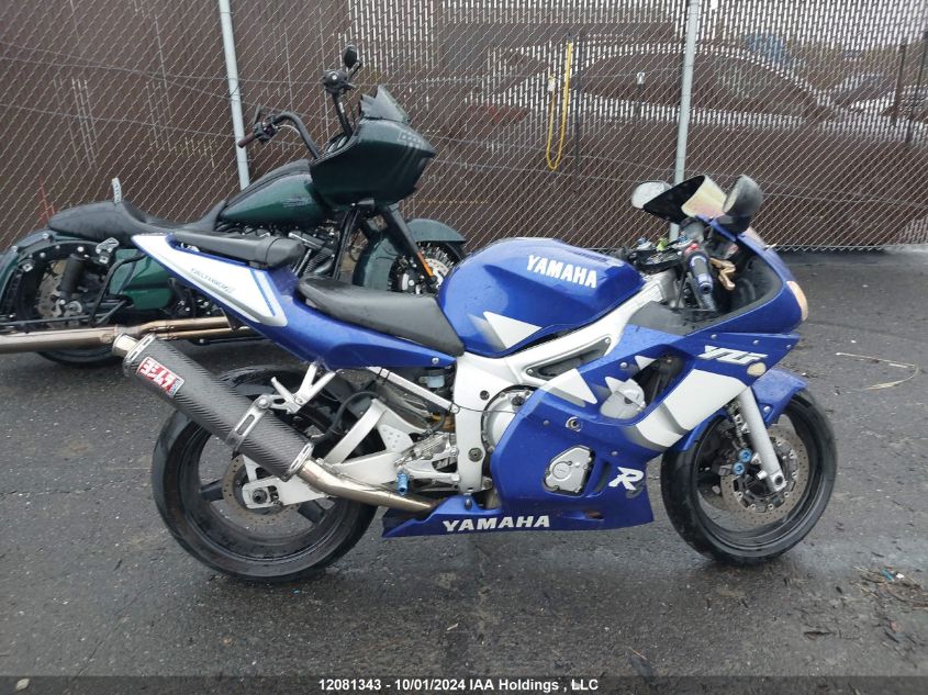 2000 Yamaha Yzfr6 VIN: JYARJ04N0YA001029 Lot: 12081343