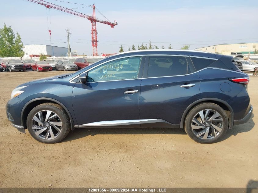 2015 Nissan Murano VIN: 5N1AZ2MH2FN223170 Lot: 12081356