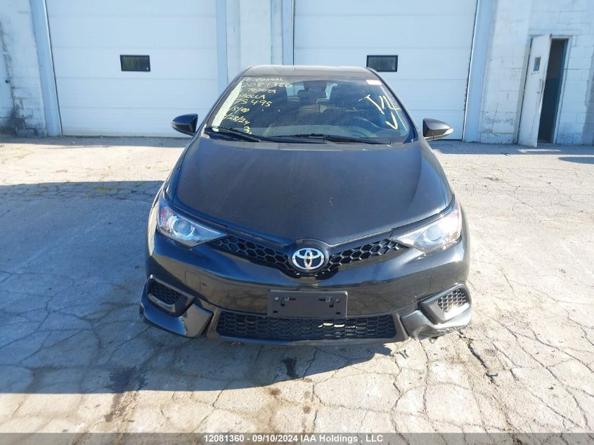 2018 Toyota Corolla Im VIN: JTNKARJE5JJ575495 Lot: 12081360