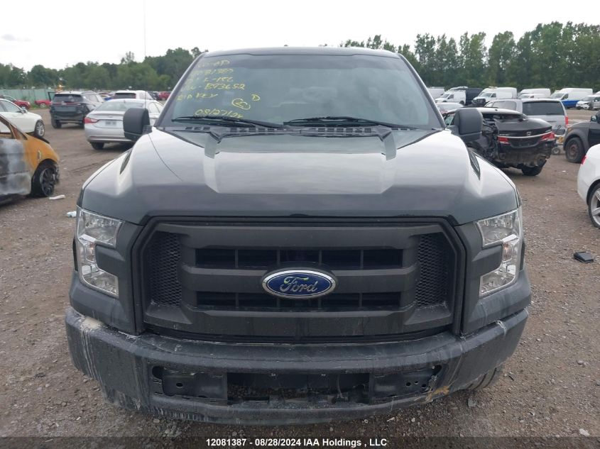 2017 Ford F-150 Xl VIN: 1FTMF1C87HFB93652 Lot: 12081387