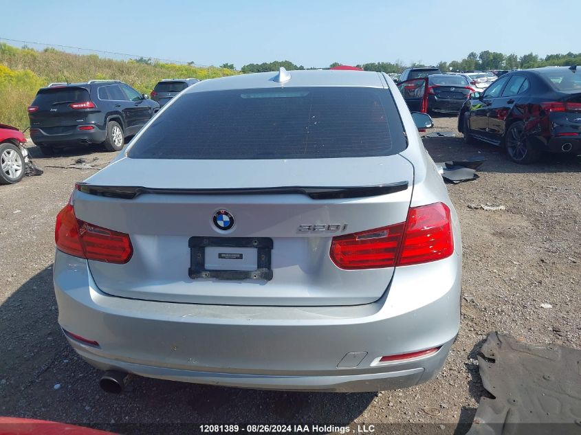 2012 BMW 3 Series VIN: WBA3B1C57CF460890 Lot: 12081389