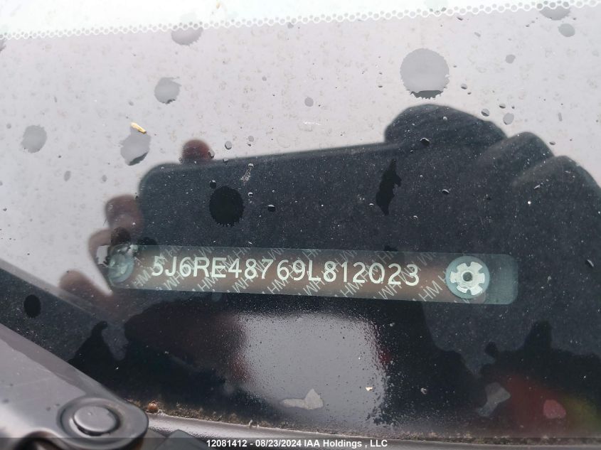 2009 Honda Cr-V Exl VIN: 5J6RE48769L812023 Lot: 12081412