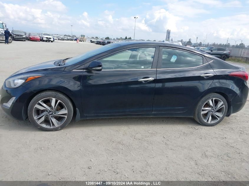 2014 Hyundai Elantra Se/Sport/Limited VIN: KMHDH4AH0EU187113 Lot: 12081447