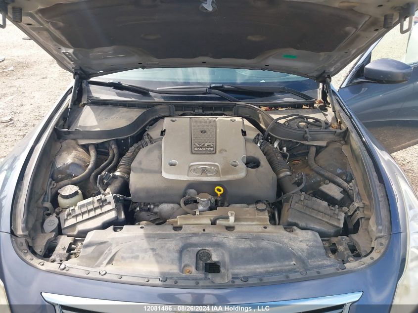 2010 Infiniti G37X VIN: JN1CV6AR7AM456959 Lot: 12081486