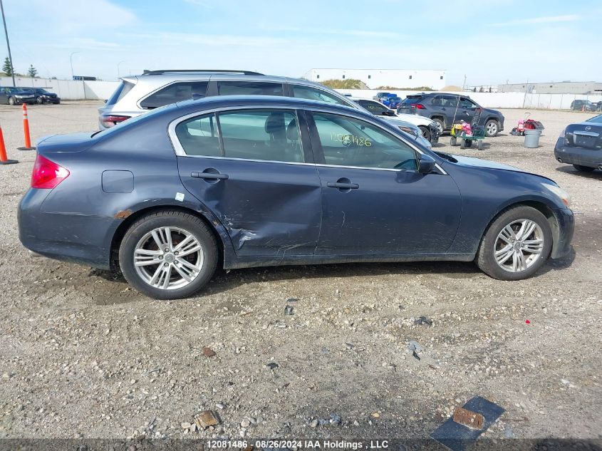 2010 Infiniti G37X VIN: JN1CV6AR7AM456959 Lot: 12081486