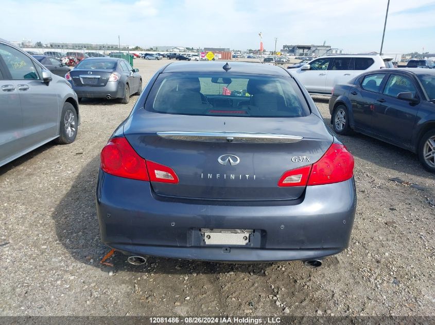 2010 Infiniti G37X VIN: JN1CV6AR7AM456959 Lot: 12081486