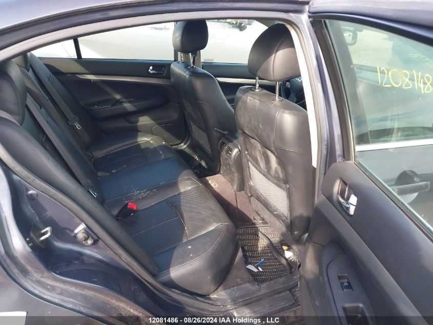 2010 Infiniti G37X VIN: JN1CV6AR7AM456959 Lot: 12081486