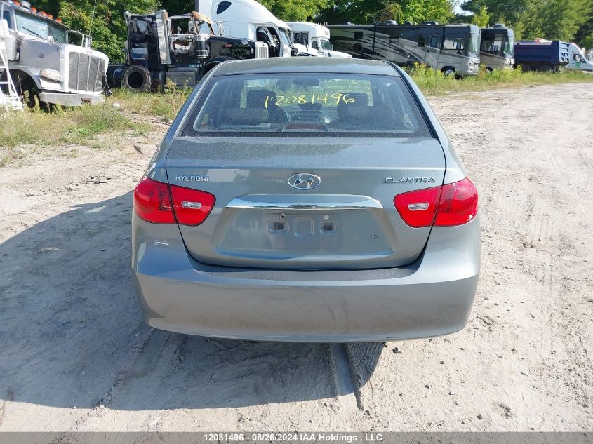 2010 Hyundai Elantra Gls VIN: KMHDT4BD2AU006775 Lot: 12081496