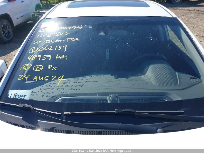 2020 Hyundai Elantra Preferred With Sun And Safety Package Auto Ivt VIN: KMHD84LF6LU062139 Lot: 12081503