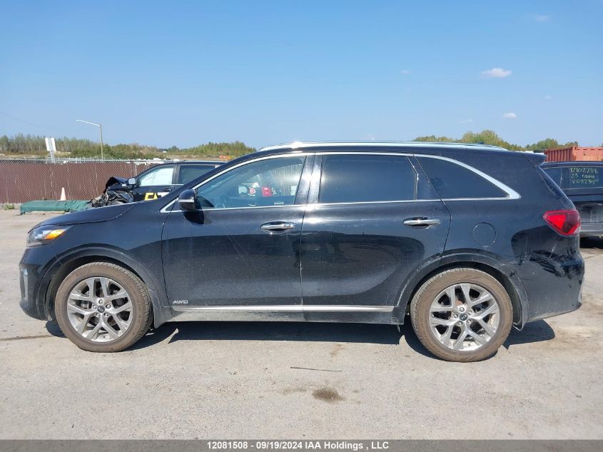 2019 Kia Sorento VIN: 5XYPKDA59KG493927 Lot: 12081508