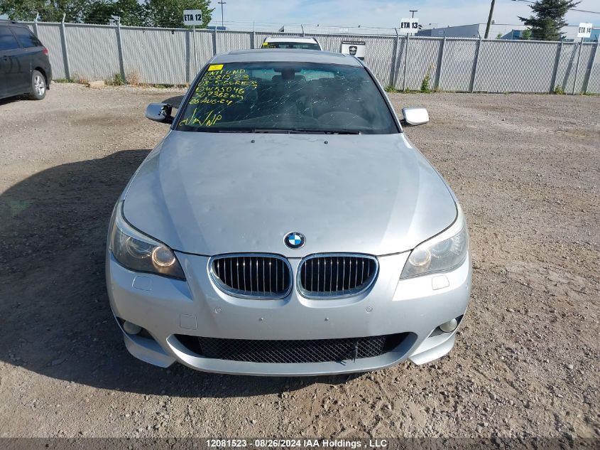 2008 BMW 5 Series VIN: WBANV93568CW55046 Lot: 12081523