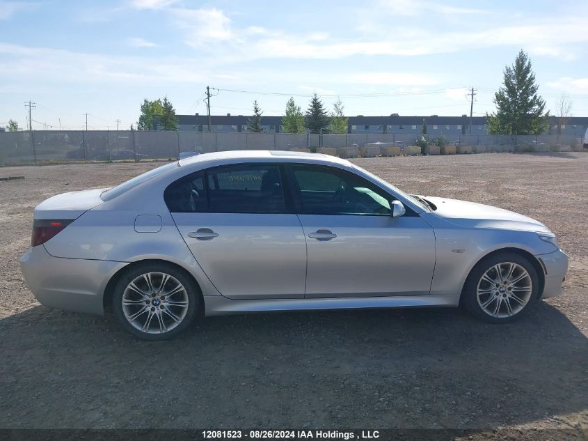 2008 BMW 5 Series VIN: WBANV93568CW55046 Lot: 12081523